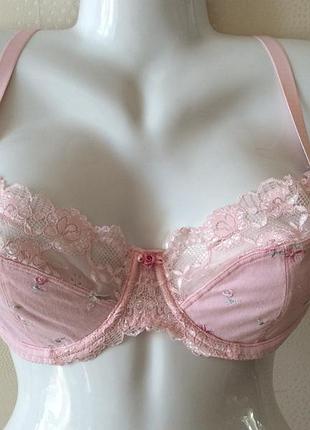 Хлопковый бюстик на мягкой чашке george 34/75/d