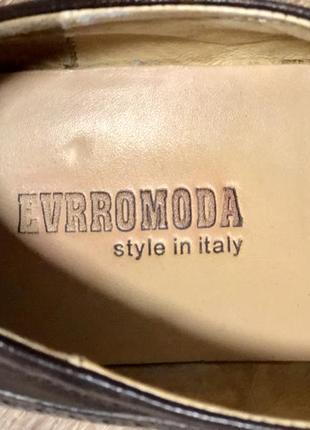 Чоловічі класичні туфлі evromoda, італія8 фото