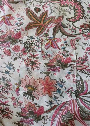 Блуза з тоненької бавовни оверсайз zara 3