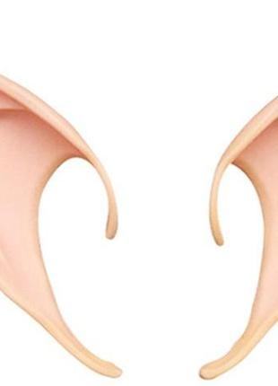 Силіконові ельфійські вуха кафи - оригінальна прикраса на хелловін2 фото