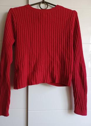 Вкорочений светр з вузлом5 фото