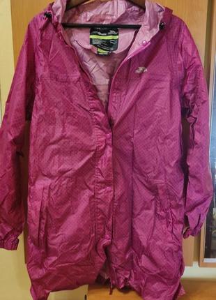 Куртка ветровка водонепроницаемаяtrespass женская размер l (в упаковке, этикетка) цвет фуксия9 фото