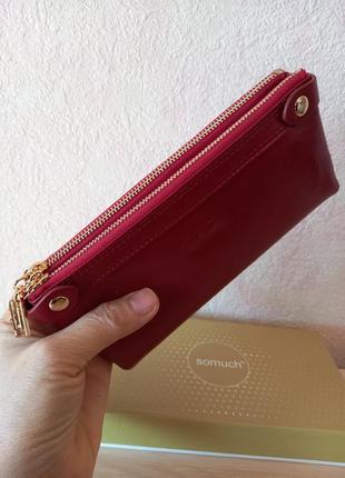 Гаманець жіночий штучна шкіра червоний