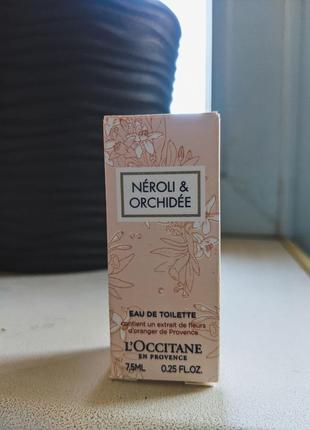 L'occitane neroli & orchidee туалетна вода 7.5 мл1 фото