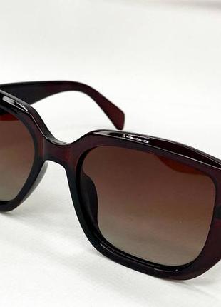 Окуляри сонцезахисні жіночі шоколад