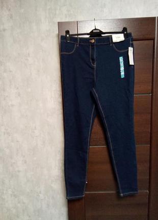 Брендовые новые коттоновые джинсы скинни р.14.1 фото
