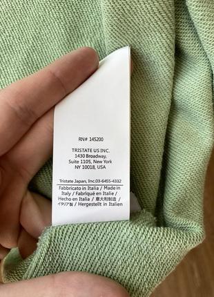 Мужская зип худи cp company салатового цвета