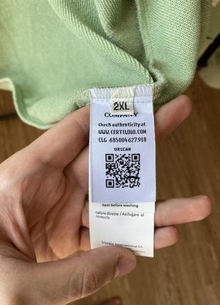 Мужская зип худи cp company салатового цвета