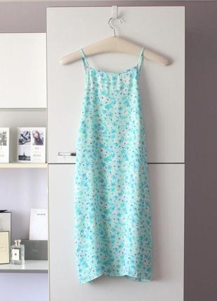 Сатинова міні сукня в квіти від primark1 фото