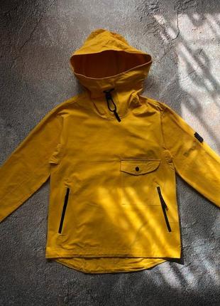 Овершот stone island cotton overshirt 10710 yellow