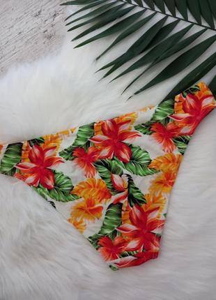 Купальні плавки квітковий тропічний принт3 фото