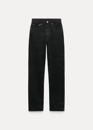 Джинси вільного крою zw collection relaxed mid-rise jeans zara7 фото