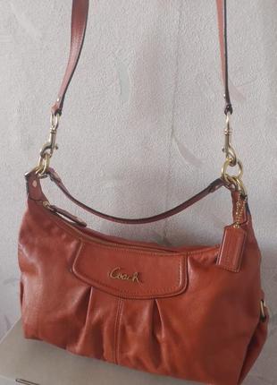 Coach aria shoulder bag vintage ,сумка женская кожанная оригинал на плечо