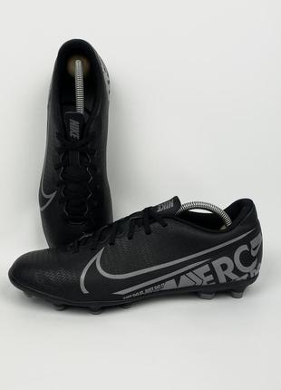 Бутсы nike vapor 13 club fg/mg at7968-001 оригинал черные размер 44