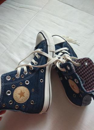 Высокие кеды converse