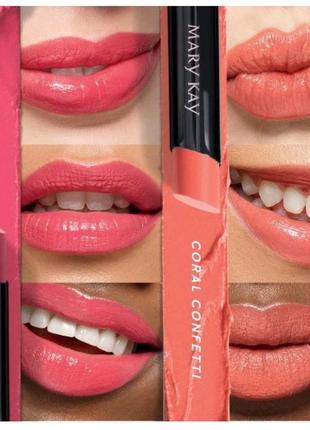 Суперзволожувальна помада рожеве свято festive pink mary kay4 фото