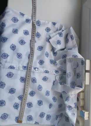 Сорочка з коротким рукавом з тонюсінької бавовни9 фото