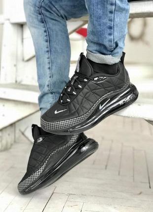 Nike airmax mx-720-818 чоловічі кросівки найк 720 чорний колір (40-45)
