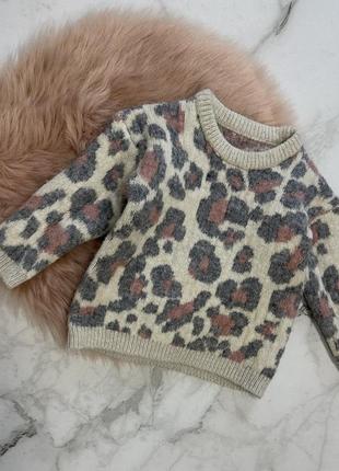 Стильный леопардовый свитерок george, свитер, кофта