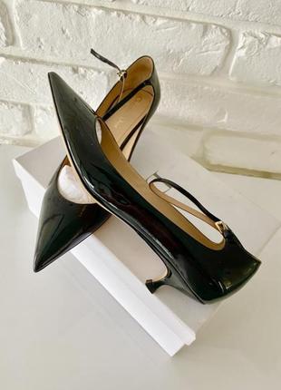 Туфлі old money лак шкіра нові балетки човники
