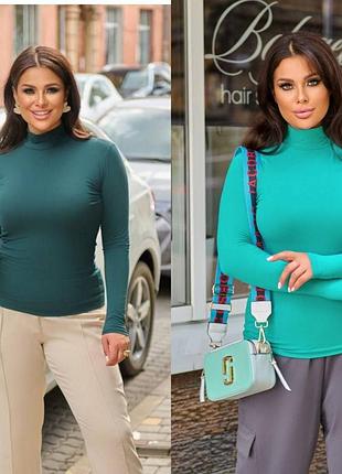 Жіночий базовий гольф з віскози велика палітра кольорів