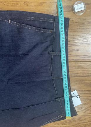 Джинсові штани z1975 із контрастними строчками6 фото