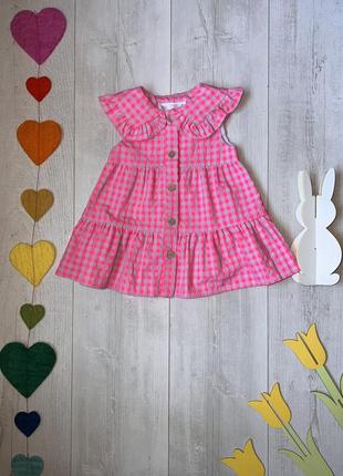 Яскрава сукня від zara 9-12 місяців