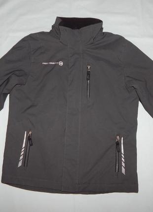 Куртка теплая на мальчика 7-8 лет горнолыжная free country