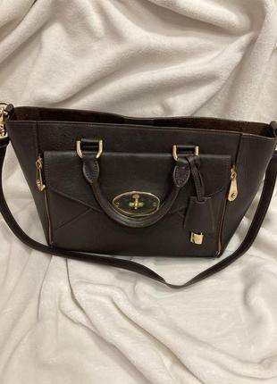 Кожаная сумка mulberry1 фото