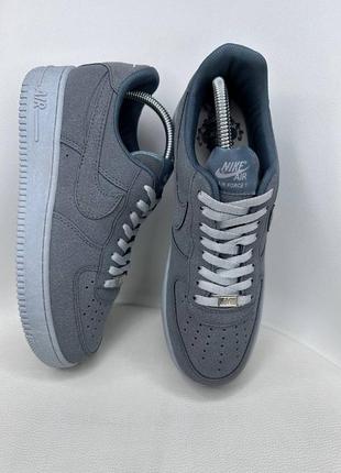 Nike air force 1 gray/мужские кроссовки/чоловічі кросівки/аір форси