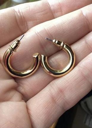 Позолочені сережки orelia london