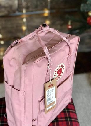 Fjallraven kanken classic 16l женский рюкзак канкен розовый цвет (16 литров)