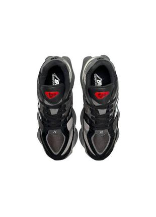 Мужские кроссовки new balance 9060 black gray черные спортивные кросы повседневные кроссовки нью баланс8 фото