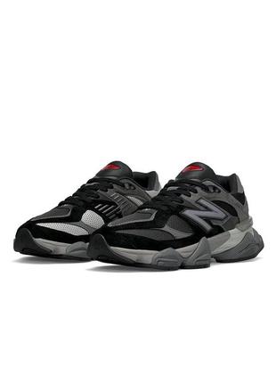 Мужские кроссовки new balance 9060 black gray черные спортивные кросы повседневные кроссовки нью баланс4 фото