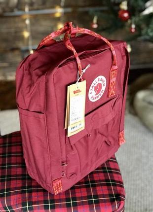 Fjallraven kanken classic 16l жіночий рюкзак канкен червоний колір (16 літрів)