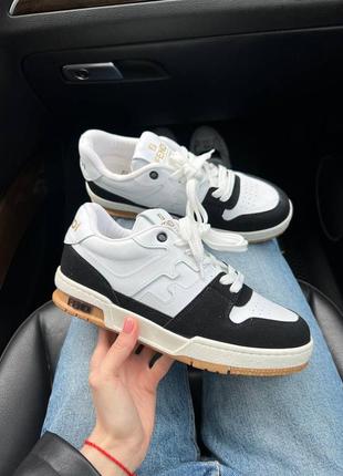 Кросівки fendi sneakers black/white