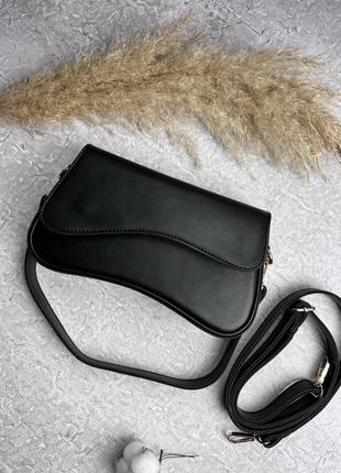 Сумка жіноча women's holster чорна маленька сумочка клатч якісна міні сумка у подарунковій упаковці