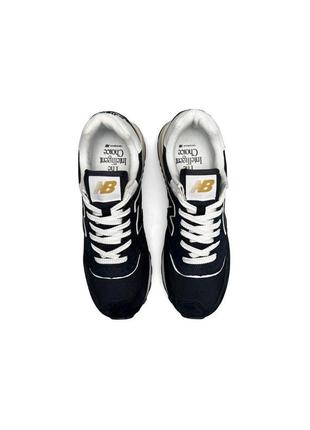 Мужские кроссовки new balance classic dark navy white синий повседневные кроссовки нью баланс5 фото