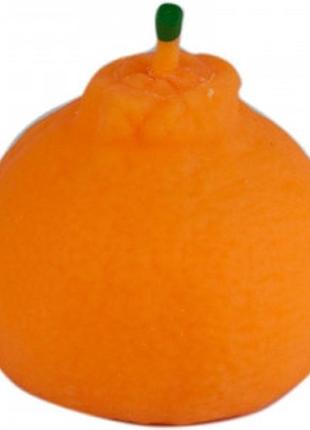 Іграшка антистрес сквіш м'яка для дітей гумова силікон лізун апельсин1 фото