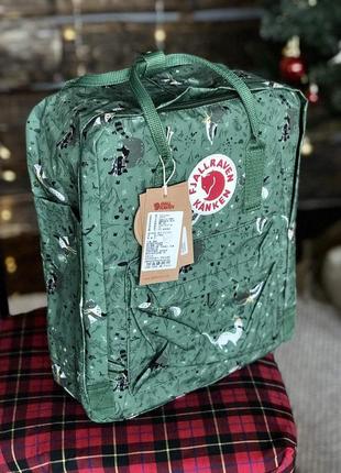 Fjallraven kanken classic 16l женский рюкзак канкен зеленый цвет (16 литров)