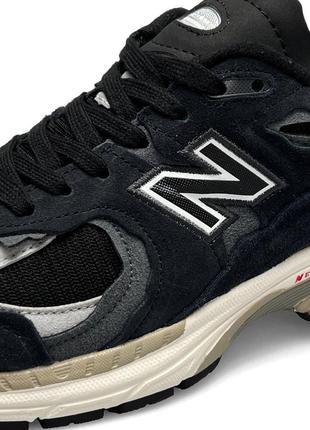 Мужские кроссовки new balance 2002r dark navy синие повседневные кроссовки спортивные кроссовки нью баланс3 фото
