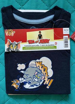 Футболка tom and jerry,том и джерри lupilu 98-104,110-1162 фото