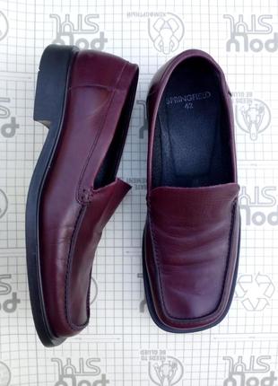 Туфли лоферы мужские кожа springfield испания оригинал 42 размер