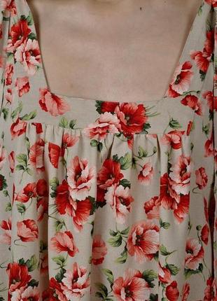 Лёгкое летнее льняное платье, летний сарафан из льна5 фото