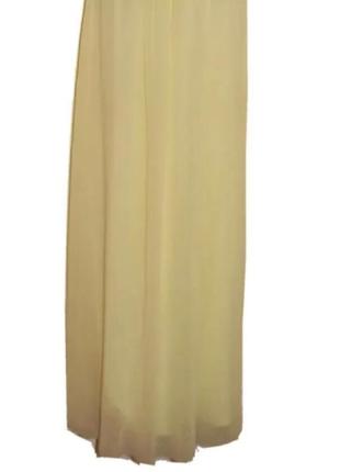 Платье на выпускной нежно желтое xs 34-36 на худую сукня вечірня випуск выпускное нарядное дружке7 фото