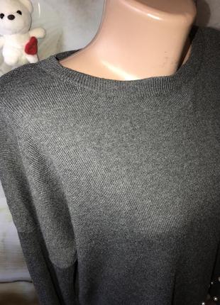 ❤️стильний котоновий светр з бусинами fullcircle розмір м❤️4 фото