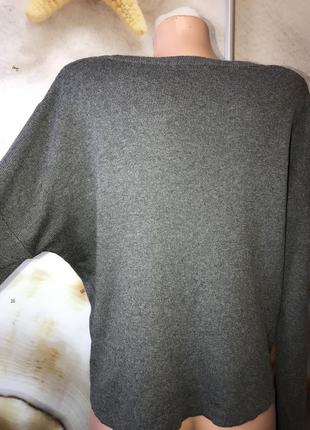 ❤️стильний котоновий светр з бусинами fullcircle розмір м❤️5 фото