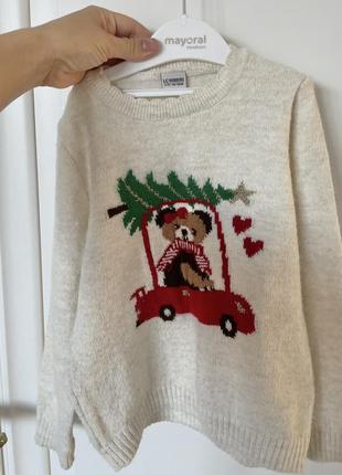 Новорічний светрик светр кофта