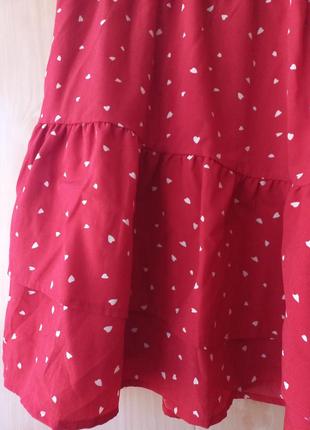 S/m легка спідничка міні в горох на літо юбка eight paris6 фото