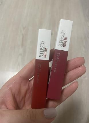 Нова матова помада maybelline super stay matte ink